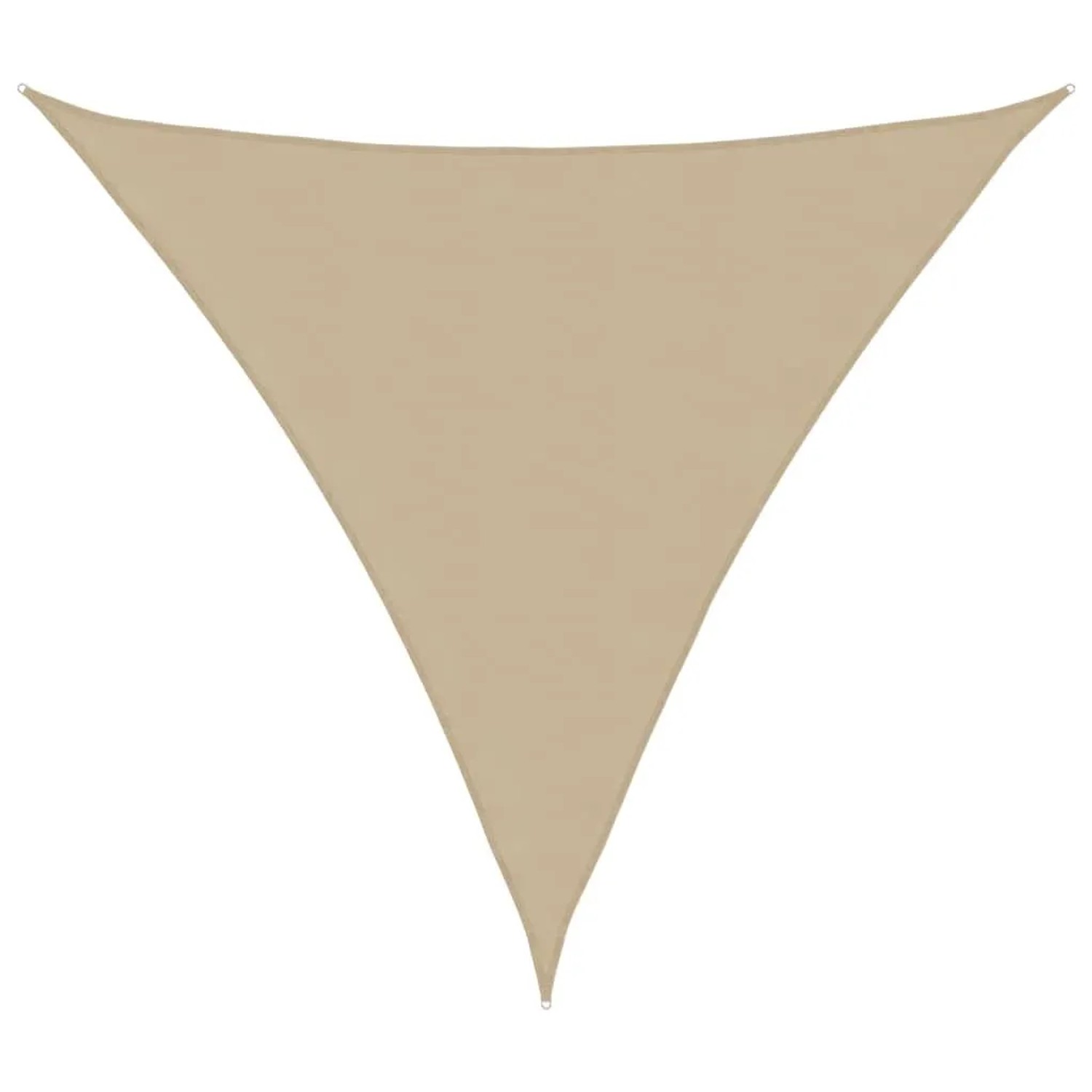 vidaXL Sonnensegel Oxford-Gewebe Dreieckig 4x4x4 m Beige 135176