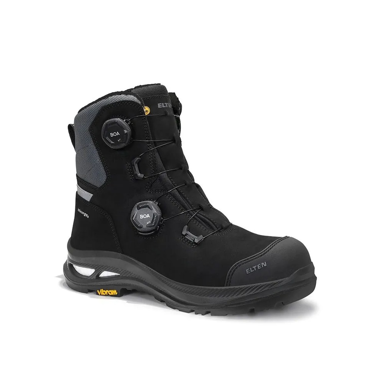 ELTEN Sicherheitsschnürstiefel Form C HAYS XXAG Pro BOA BLACK High ESD S3S Größe 41