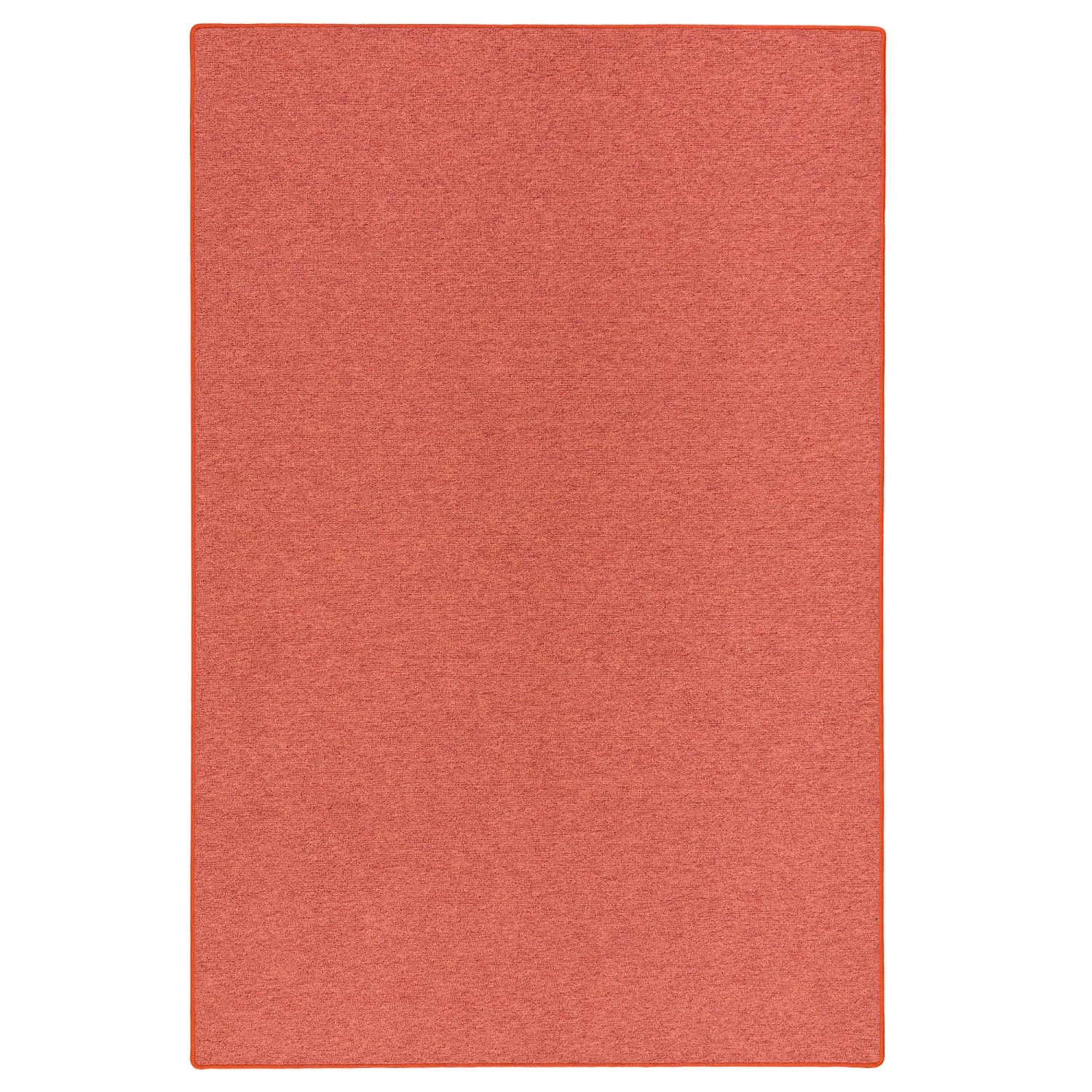 Snapstyle Feinschlingen Velour Teppich Strong in Terrakotta, 80x160cm. Kurzflorteppich für Fußbodenheizung.