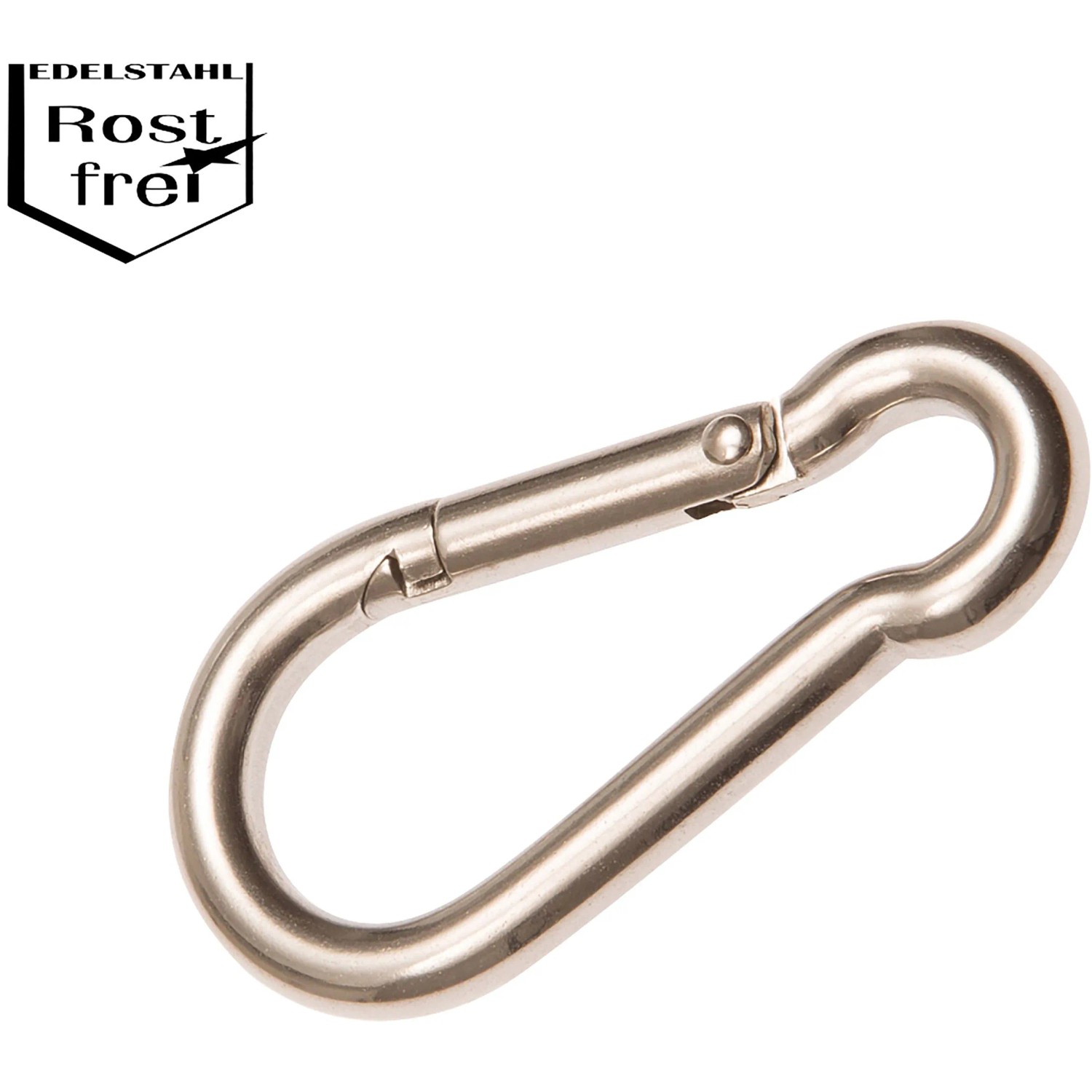 Conacord FW-Karabinerhaken V4A-Stahl Rostfrei Ø 10 mm x 100 mm