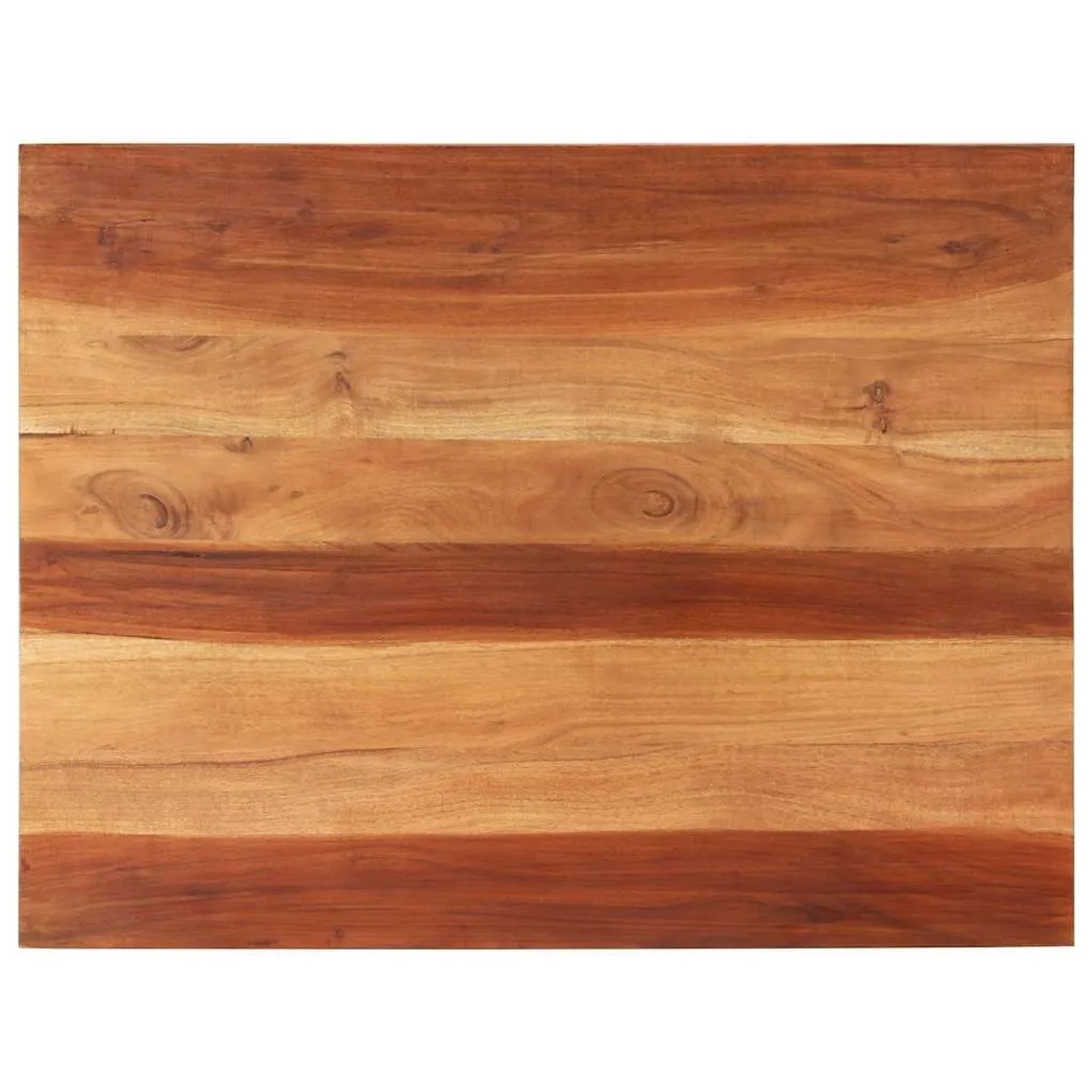 vidaXL Tischplatte Massivholz Palisander 25-27 mm 70x90 cm 285997