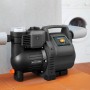 Gardena Haus- und Gartenautomat 3500/4, eine graue Wasserpumpe für Hauswasserwerke.
