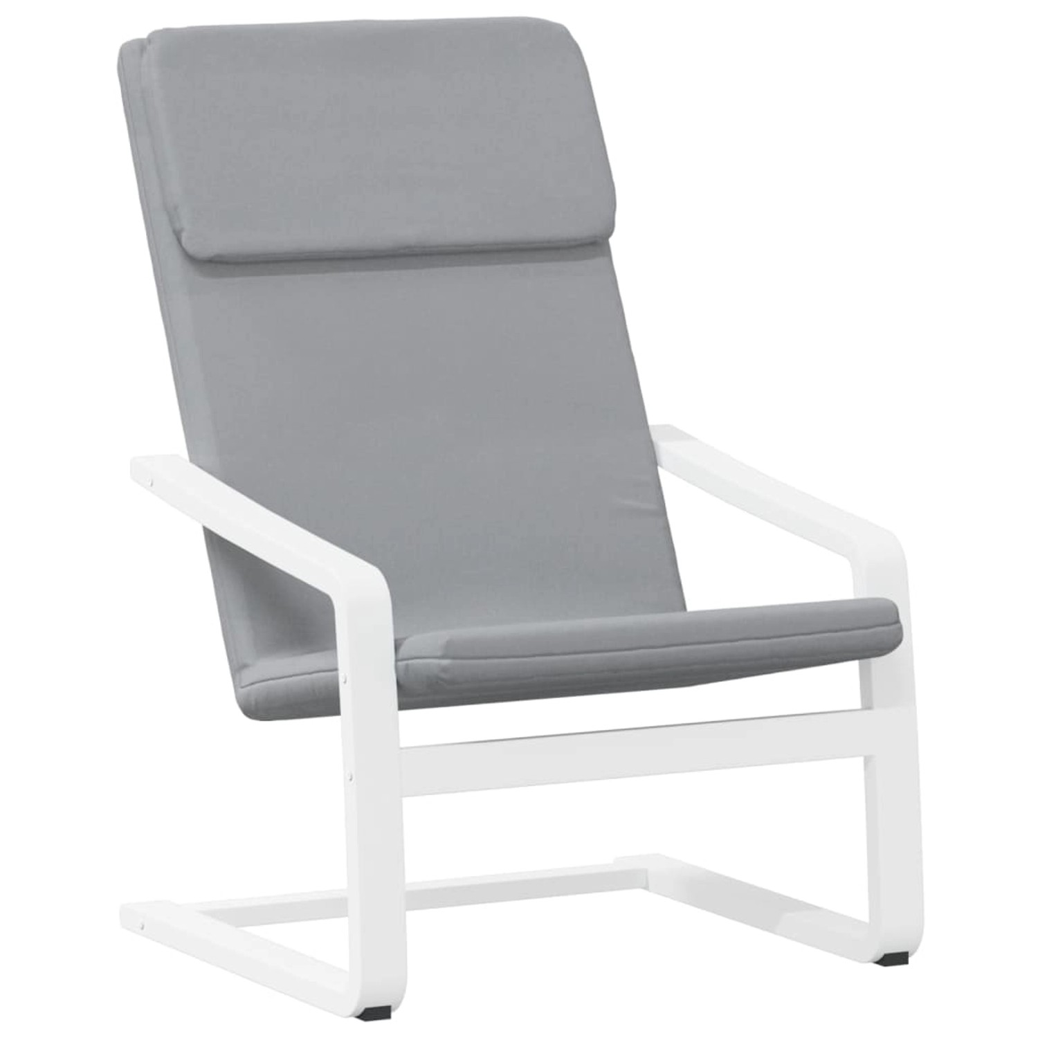 vidaXL Relaxsessel Hellgrau Stoff 351054