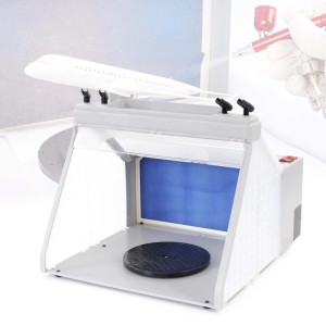 Wiltec Komplett Set Airbrush Absauganlage 4M³/Min 52Db Absaugung Paint Station