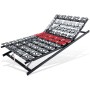 Matratzen Perfekt TerraMed T-Flex Teller-Lattenrost 140x200 cm manuell verstellbar 5-Zonen 55 Tellermodule
