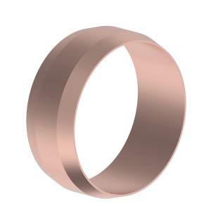Kirchhoff Klemmring 15 mm aus Kupfer für CU-Rohr, zur werkzeuglosen Rohverbindung.