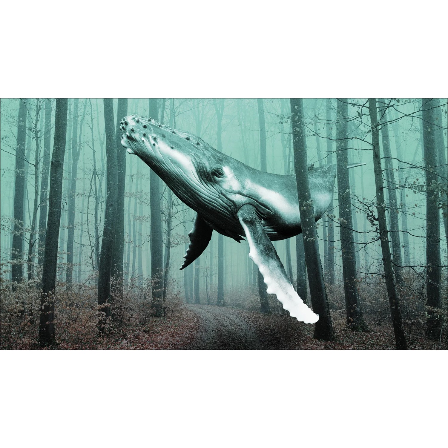 Pro Art Bild Giclee Whale In The Forest 160 cm x 90 cm