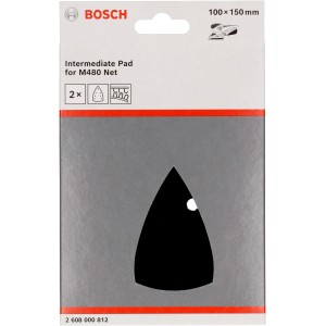 Bosch Schleiftellerschoner Pad, 100x150mm, 2 Stück. Zubehör für Multischleifer.