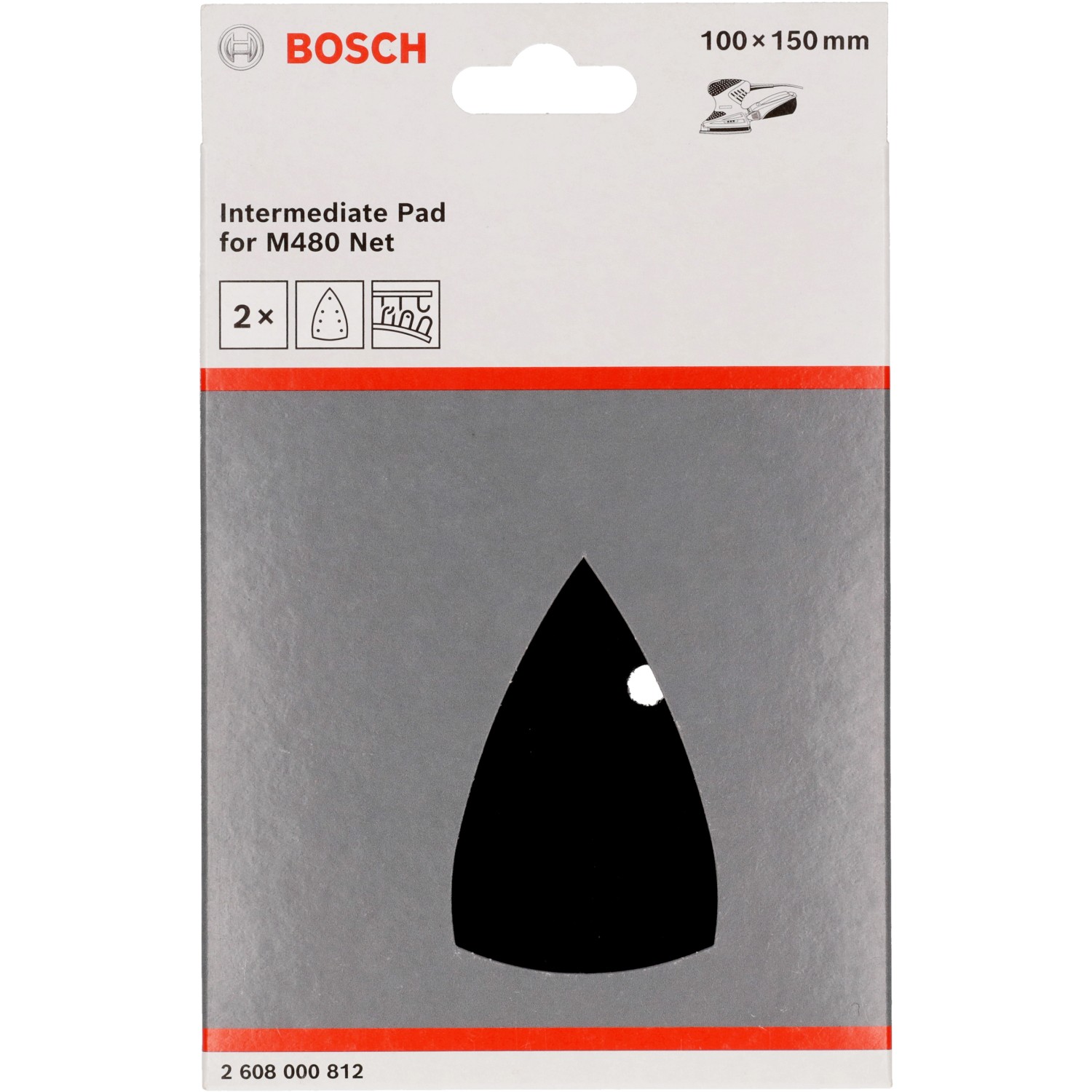 Thumbnail - Bosch Schleiftellerschoner Pad 100 mm x 150 mm 2 Stück