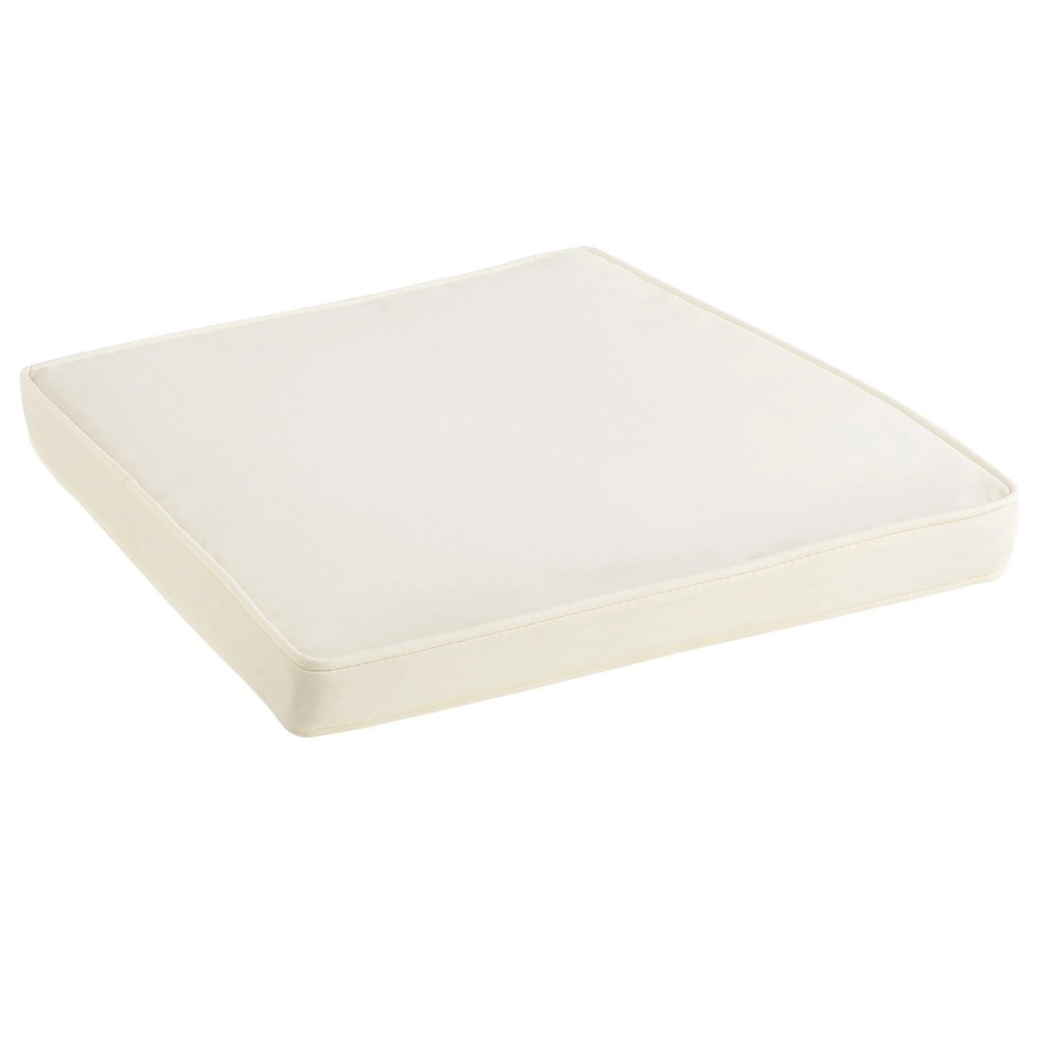 Beiges Sitzkissen für Juskys Balkonmöbel Bayamo Gartenmöbel Set.