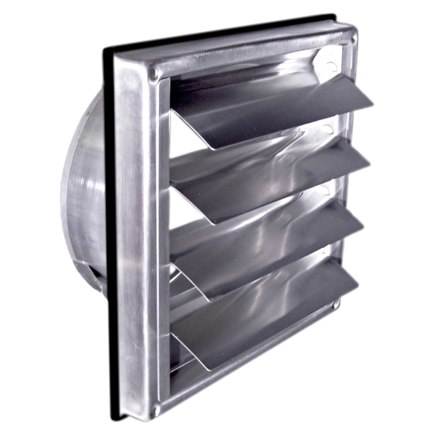 Häusler Lüftungsgitter LG-5012 Edelstahl DIN 125 Überdruck Lamellen Abluftg günstig online kaufen