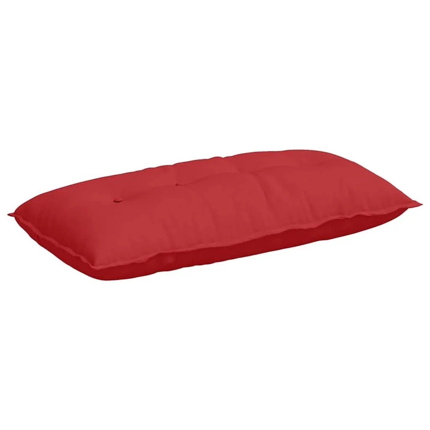 vidaXL Rückenkissen Rot 100 x 19 x 50 cm Stoff 42014756