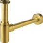 Mattgoldener baliv Flaschensiphon DS-3460 für Waschbecken im zeitlosen Design.