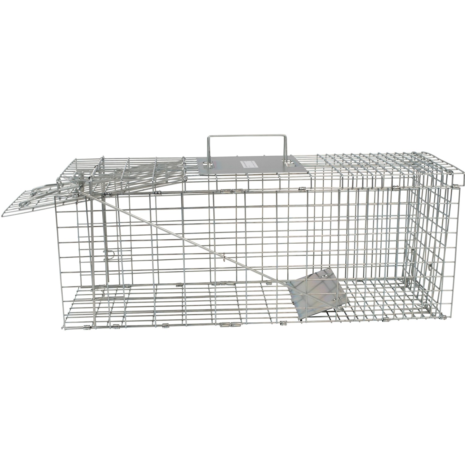 Gardigo Marder-Lebendfalle aus Metallgitter, geeignet zur Marderabwehr und zum Lebendfangen von Tieren.