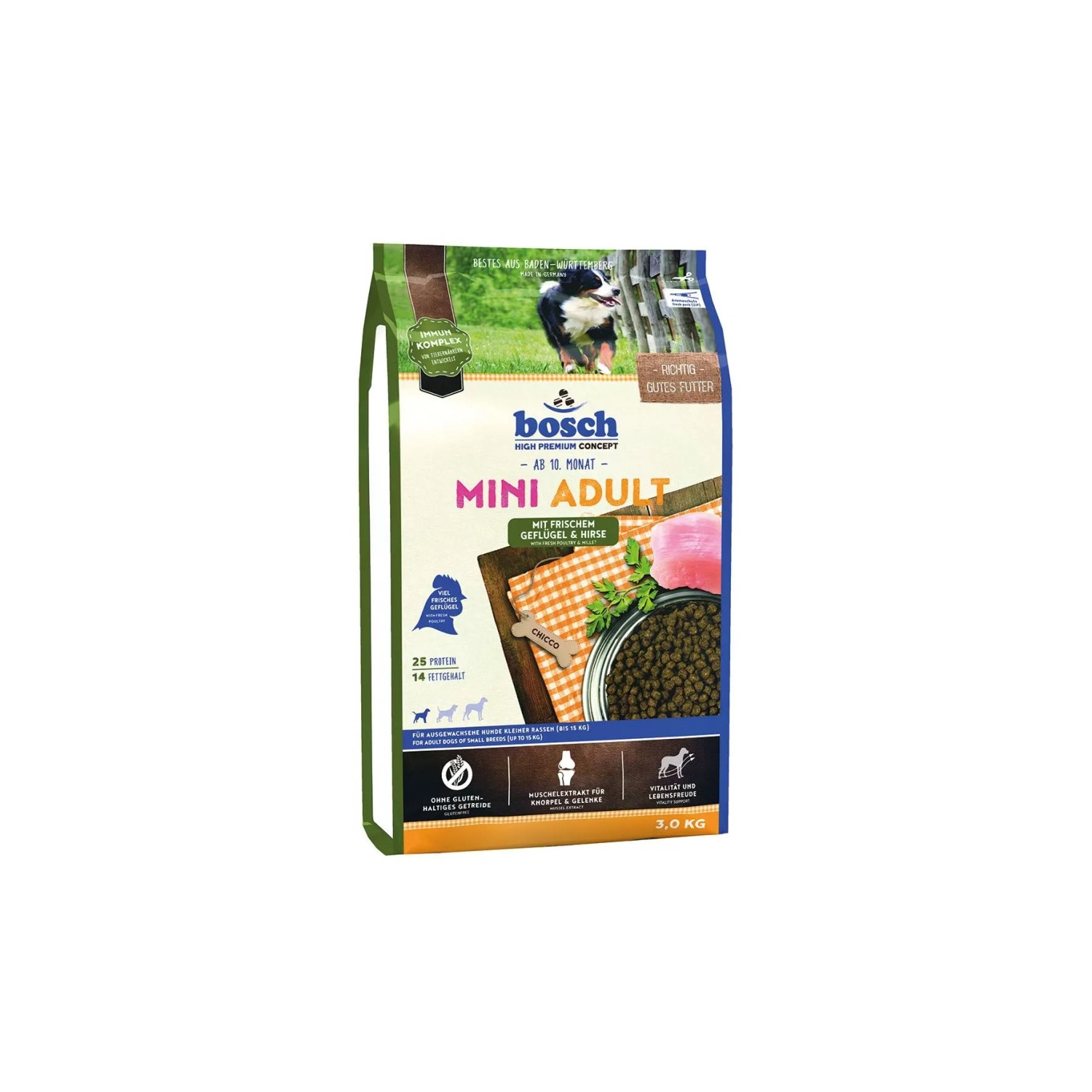 Bosch Mini Adult Geflügel & Hirse 3 kg