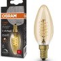Osram LED-Leuchtmittel E14 in Kerzenform, 3,4W, warmweißes Licht. Vintage Design.