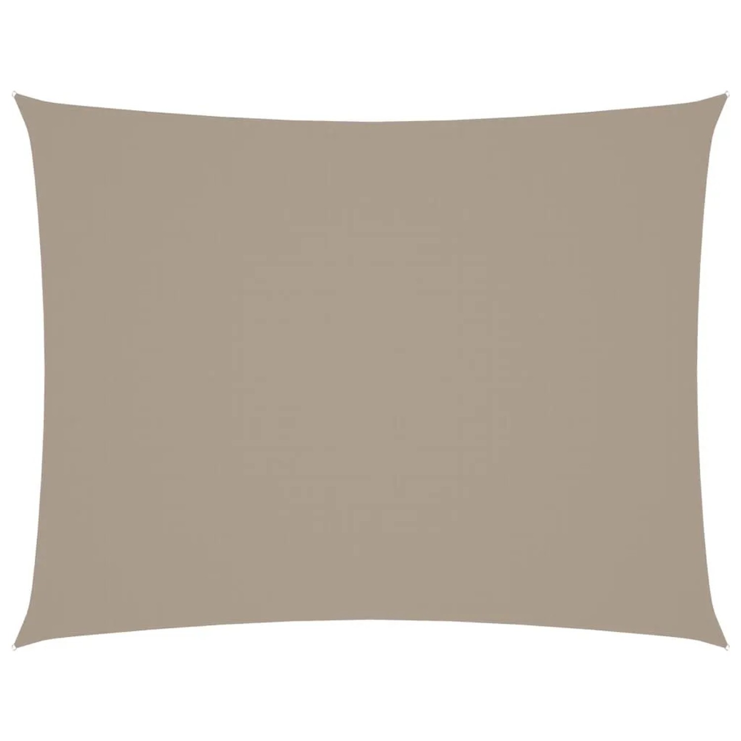 vidaXL Sonnensegel Oxford-Gewebe Rechteckig 3x4,5 m Taupe 135431