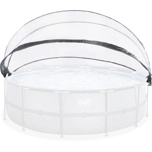 EXIT Dome für Frame Pool ECO 15ft: Poolabdeckung für sauberes Wasser und UV-Schutz.