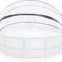 EXIT Dome für Frame Pool ECO 15ft: Poolabdeckung für sauberes Wasser und UV-Schutz.