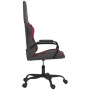 vidaXL Gaming-Stuhl mit Massagefunktion Schwarz und Weinrot Kunstleder 345540_4