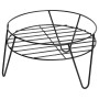 Schwarzer Wagner Pflanzenständer GH 0620 Hairpin Style aus Stahl, Ø 34 cm.