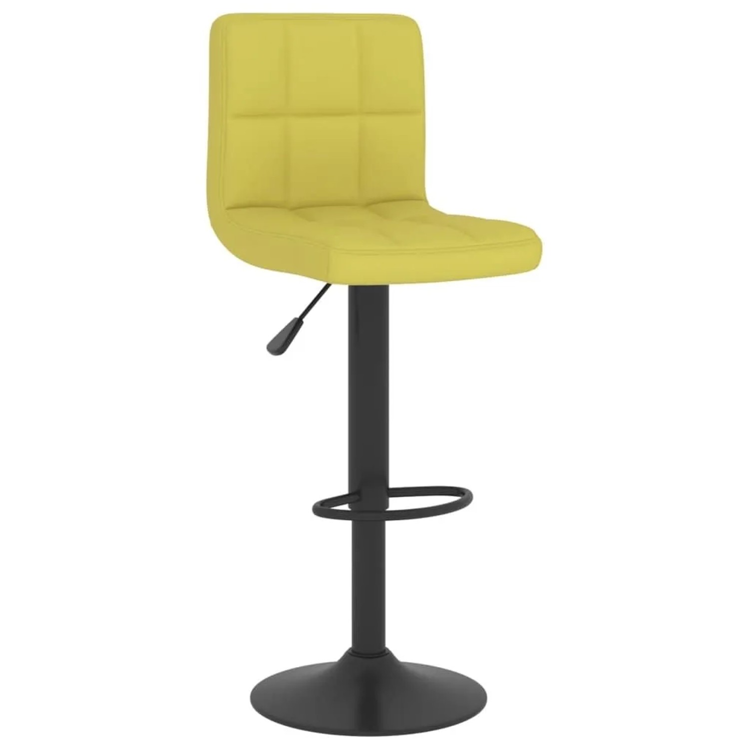 vidaXL Barhocker Grün Stoff 334277