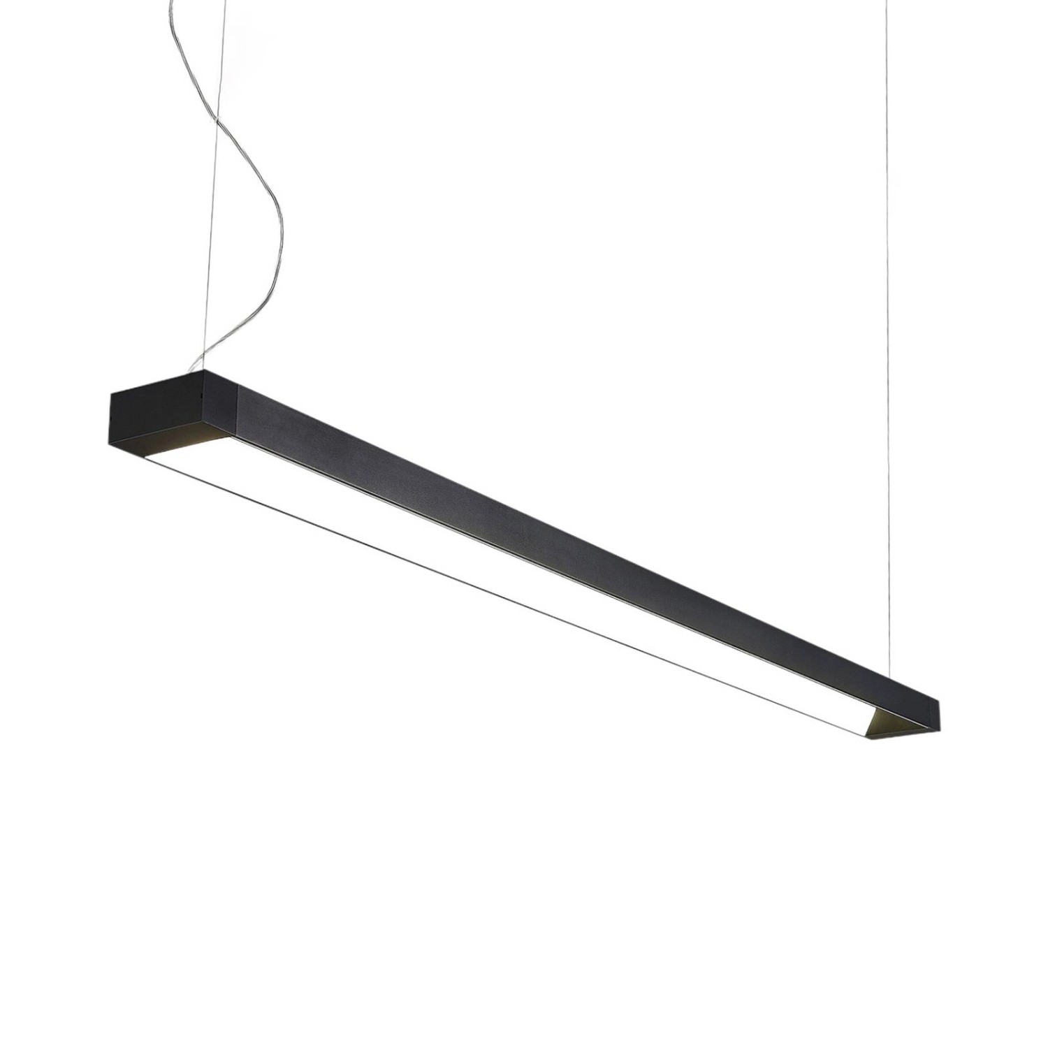 Arcchio LED Büroleuchte Cuna 9967048 Modern in Schwarz aus Aluminium 1-flam günstig online kaufen