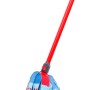 Vileda SuperMocio 3xAction Velour Wischmopp mit rotem Stiel für Reinigungsgeräte.