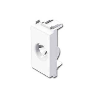 TEM MODUL PLUS Kabeleinführung 1M Weiß Halbe Dose