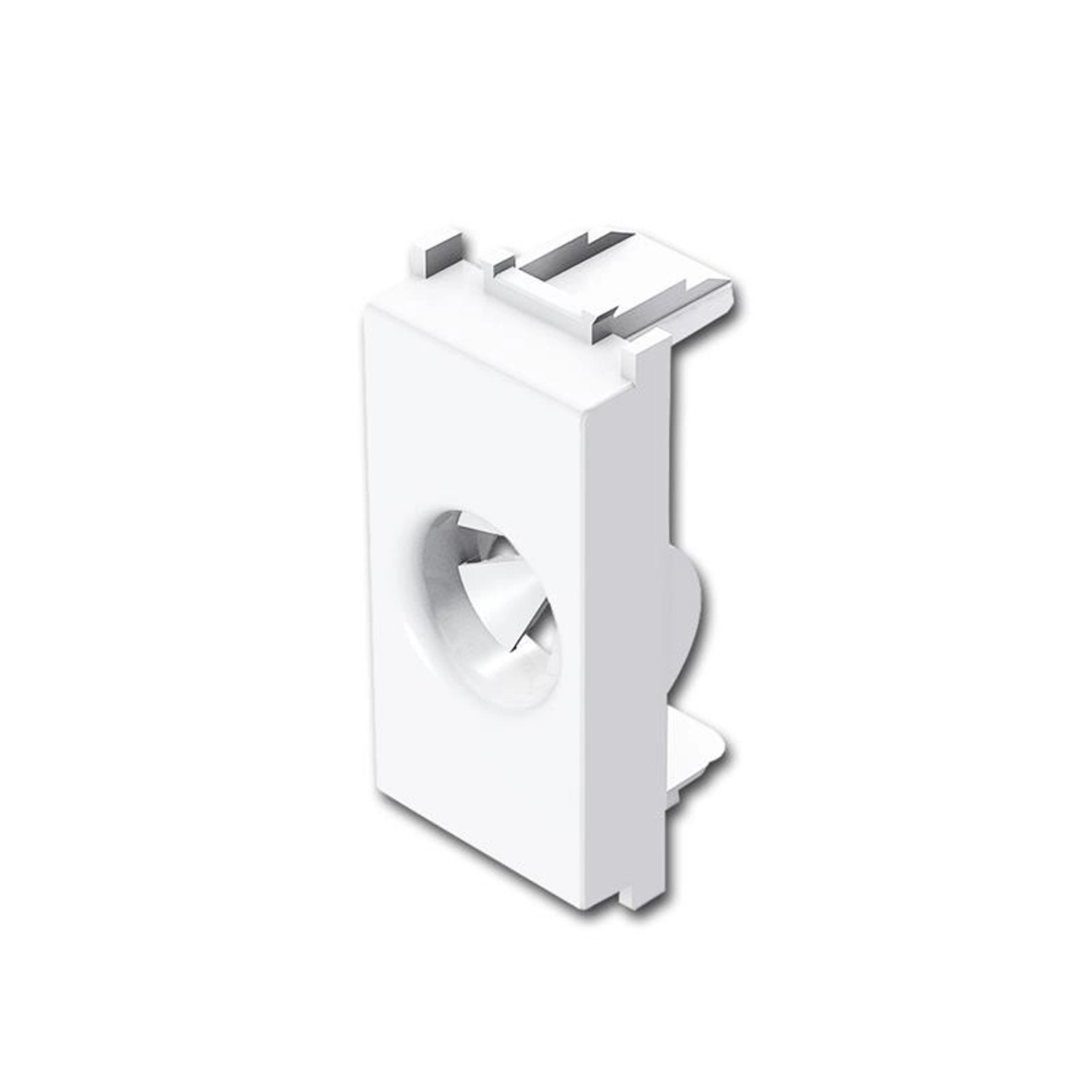 TEM MODUL PLUS Kabeleinführung 1M Weiß Halbe Dose