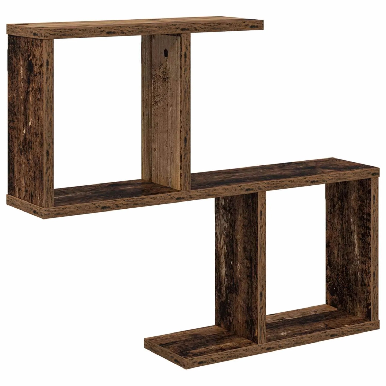 vidaXL Wandregal Altholz 60 x 12 x 50,5 cm Holzwerkstoff 8012266