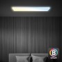 Brilo Wifi-LED Panel Tava, 36W, smarte, dimmbare Deckenleuchte mit CCT Farbtemperatursteuerung.