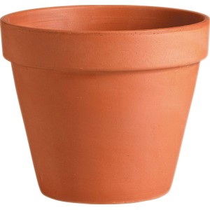 Deroma Pflanztopf Standard, Ø 39 cm, Terrakotta für den Garten.
