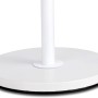 Detailaufnahme Standfuß des weißen Vasner Ventury S Standventilators aus Metall.