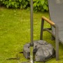 Siena Garden Rasendorn Universal mit Sandsack für Schirmstöcke (Ø 32-48mm).