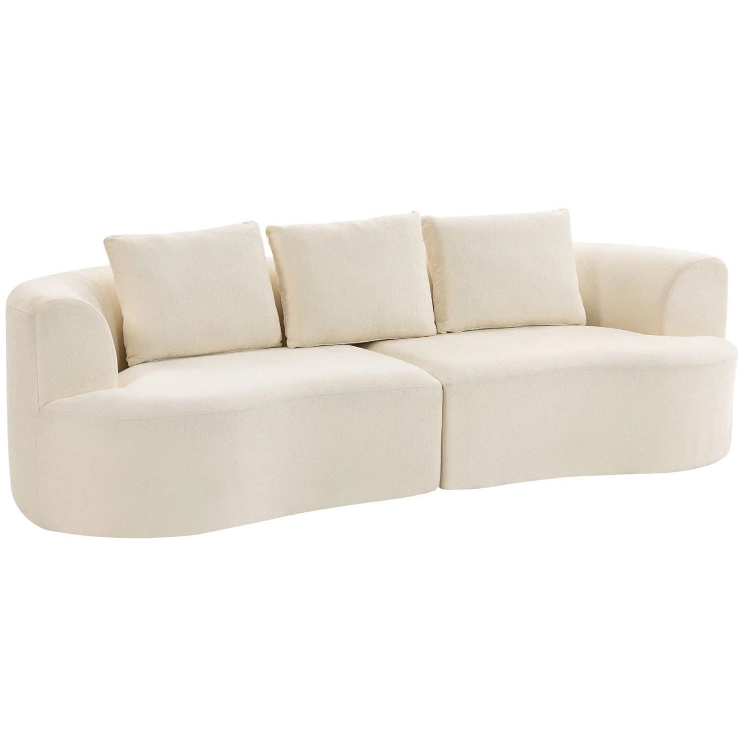HOMCOM 3-Sitzer-Sofa 260L x 106B x 82H cm