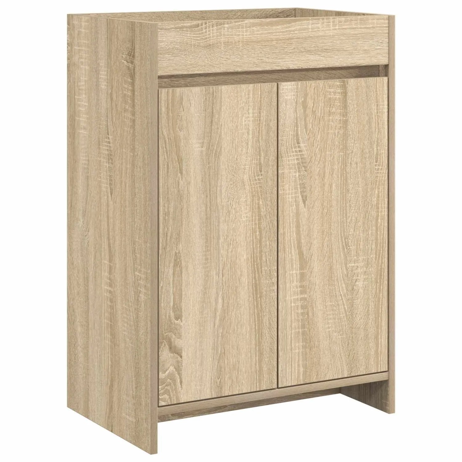 vidaXL Badunterschrank Sonoma-Eiche 56 x 37,5 x 81 cm Holzwerkstoff 890778