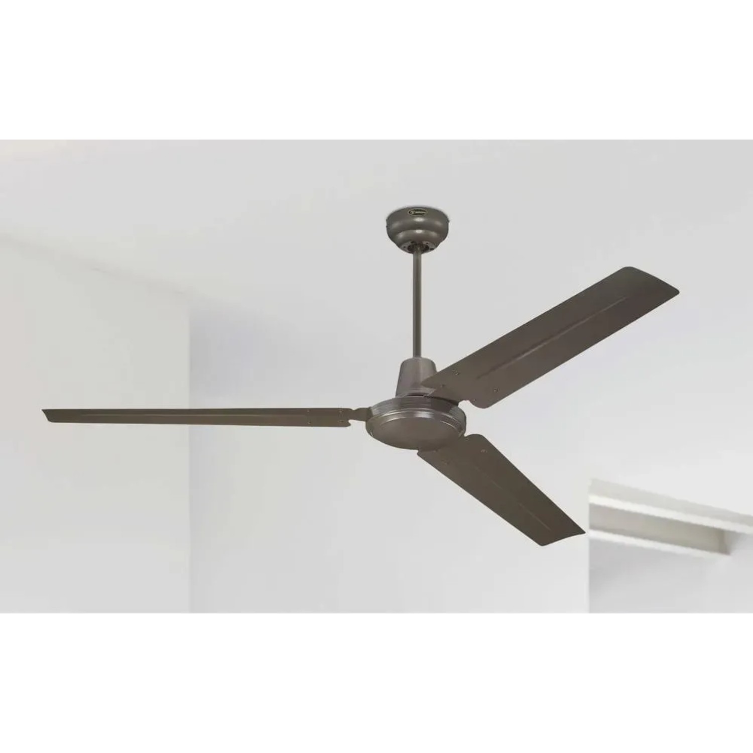Westinghouse Deckenventilator Industrial, 142 cm, Espresso-braun, mit Wandschalter.