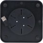 Ladestation für schwarze, dimmbare LED Tischlampe. USB-Anschluss sichtbar.
