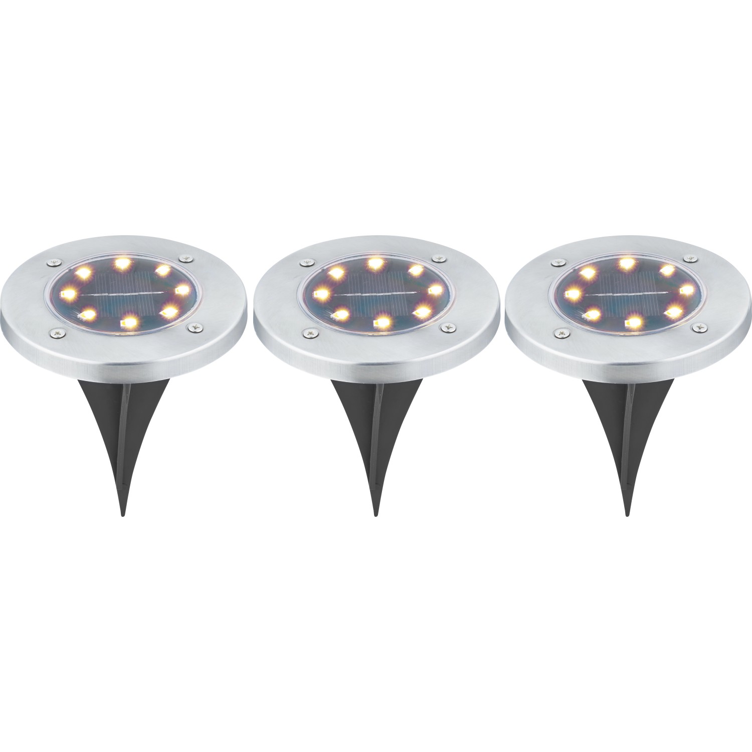 LEDSolarBodeneinbauleuchten 3erSet kaufen bei OBI