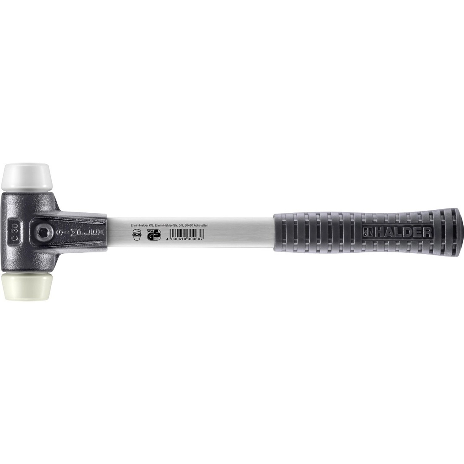 Halder Simplex Schonhammer Ø 30 mm Superplastik   Nylon mit Verstärktem Tem günstig online kaufen