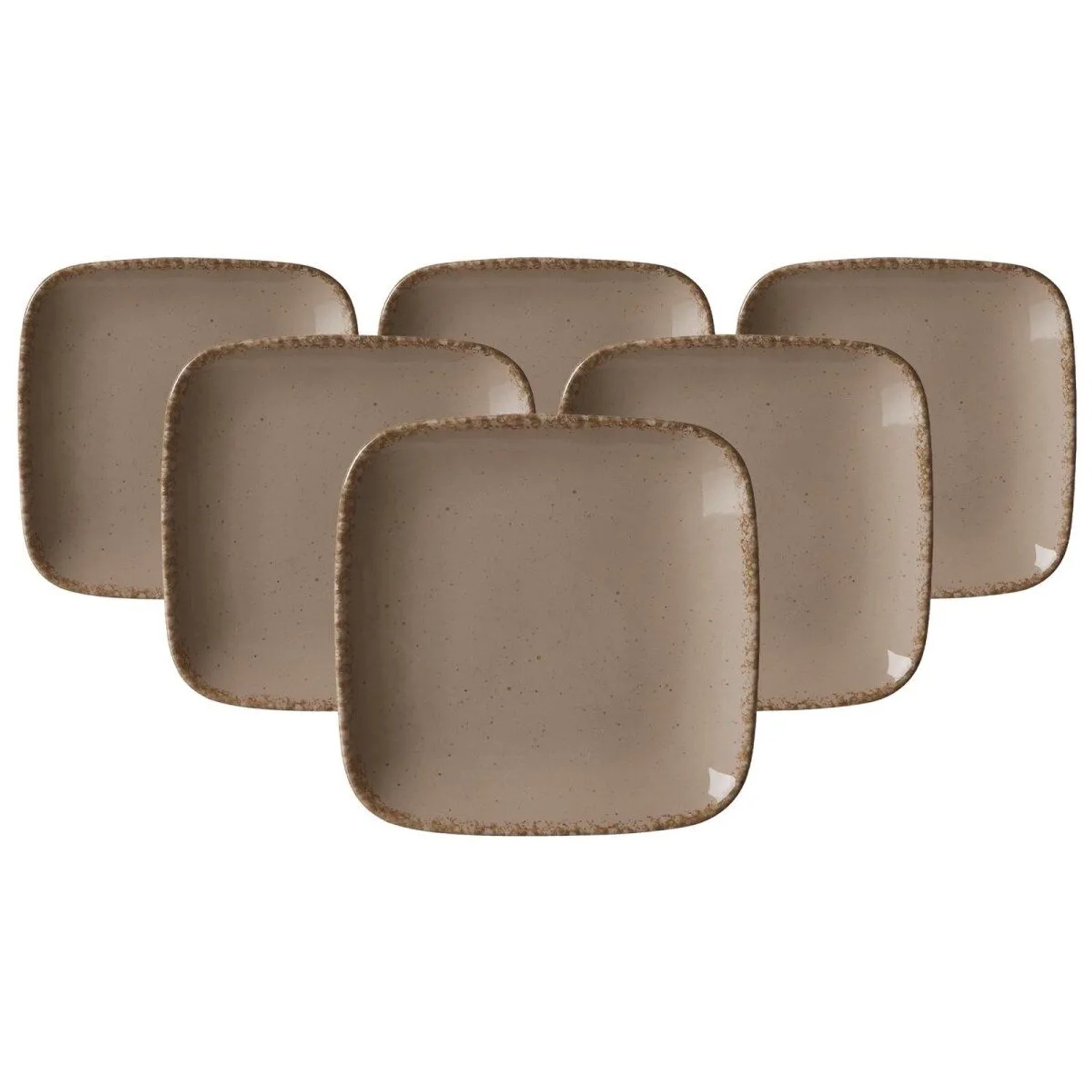 Ritzenhoff & Breker Casa Beilagenteller 14,5 cm 6er Set Nougat