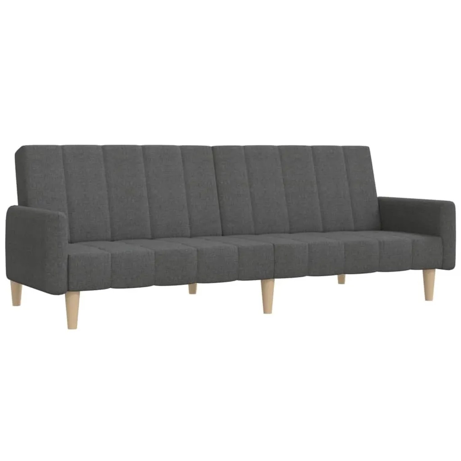 vidaXL Schlafsofa 2-Sitzer Dunkelgrau Stoff 375759 günstig online kaufen