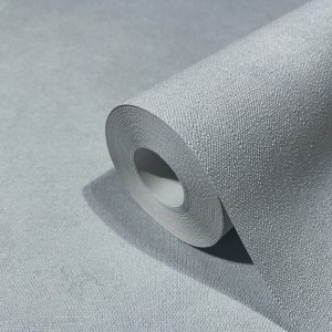Rolle Marburg Vliestapete Uni Modern Hellblau mit feiner Struktur.