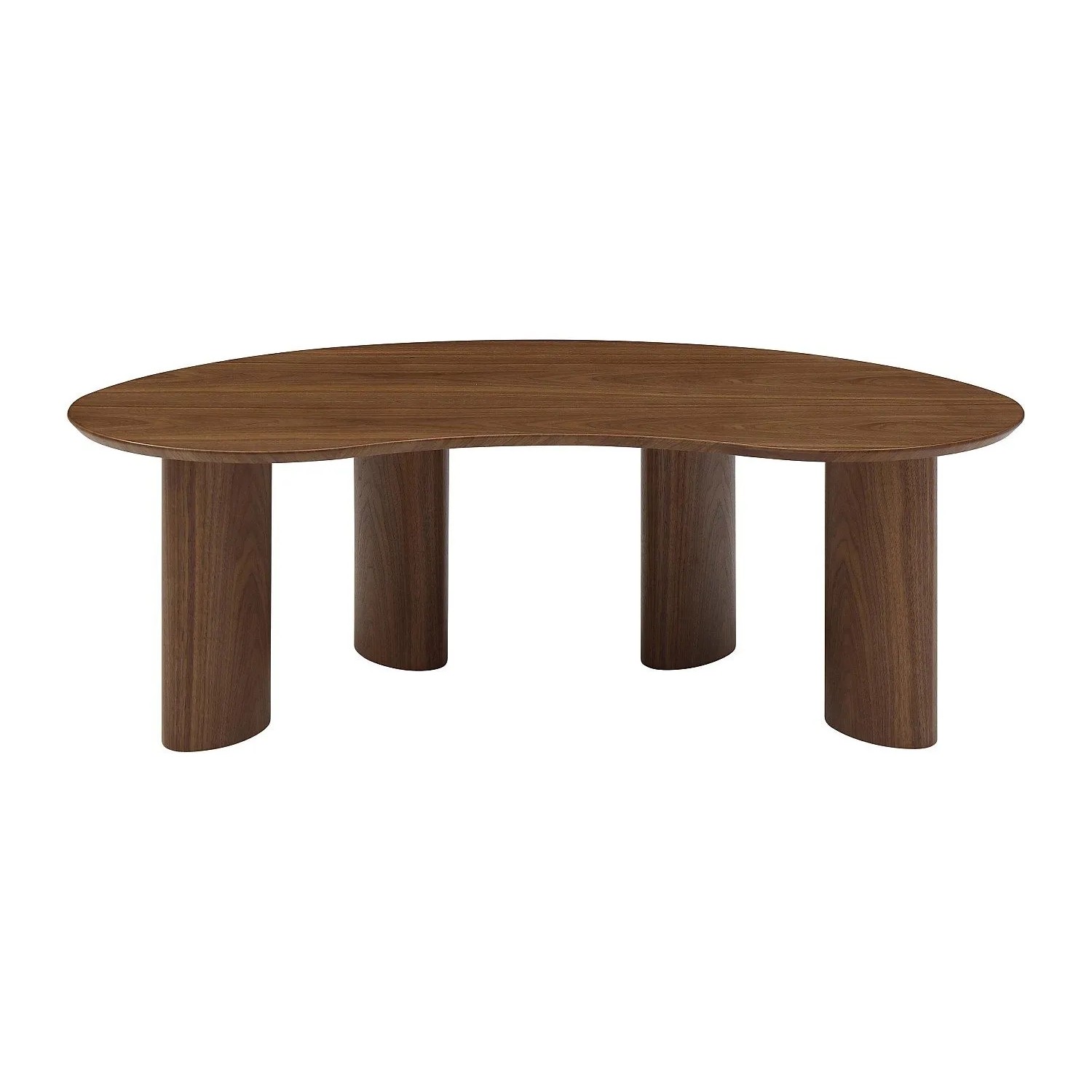 Vente-unique Couchtisch Calynor Naturfarben Dunkel 120 cm