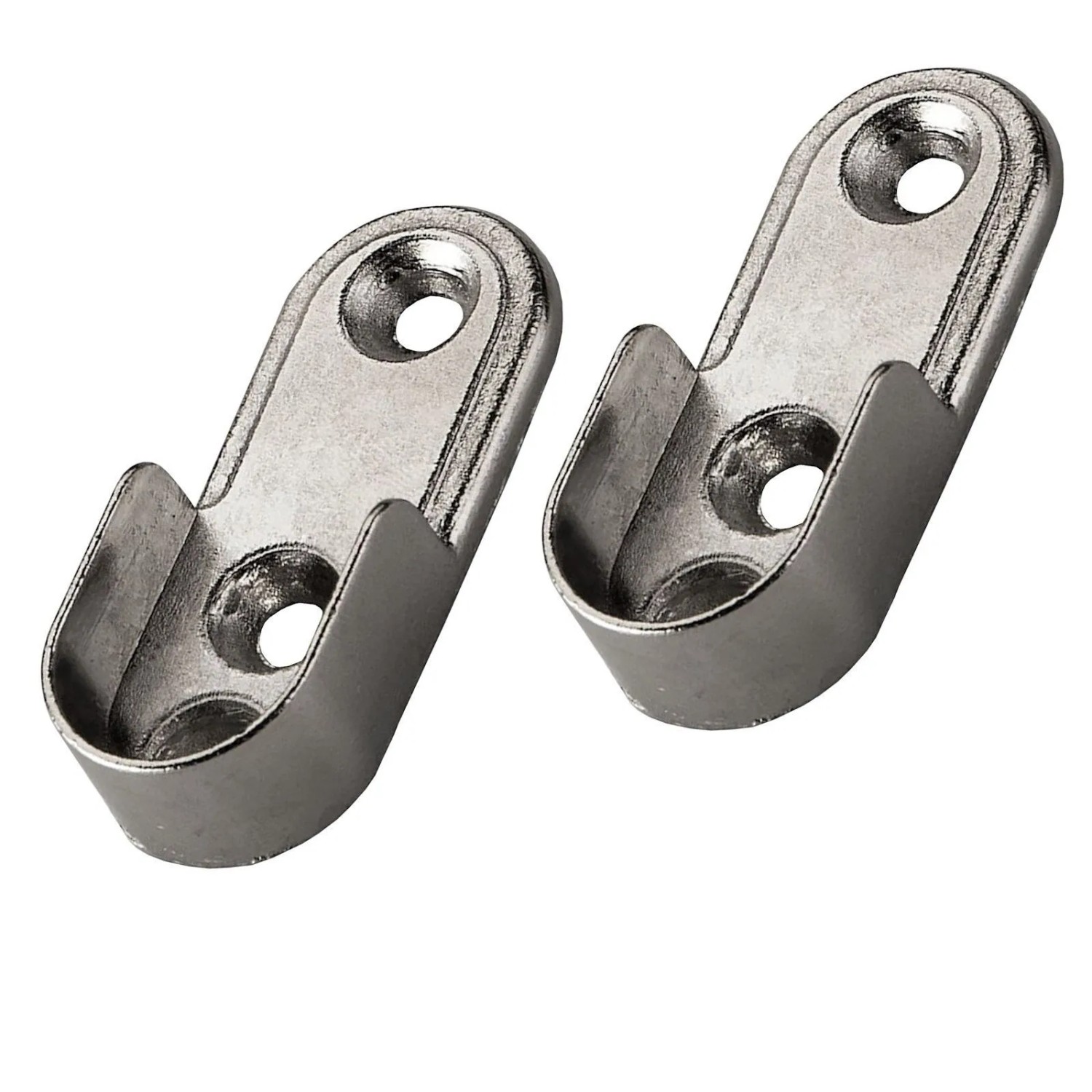 SOTECH 1 Paar Kleiderstangen Schrankstangenlager für Seitenbefestigung