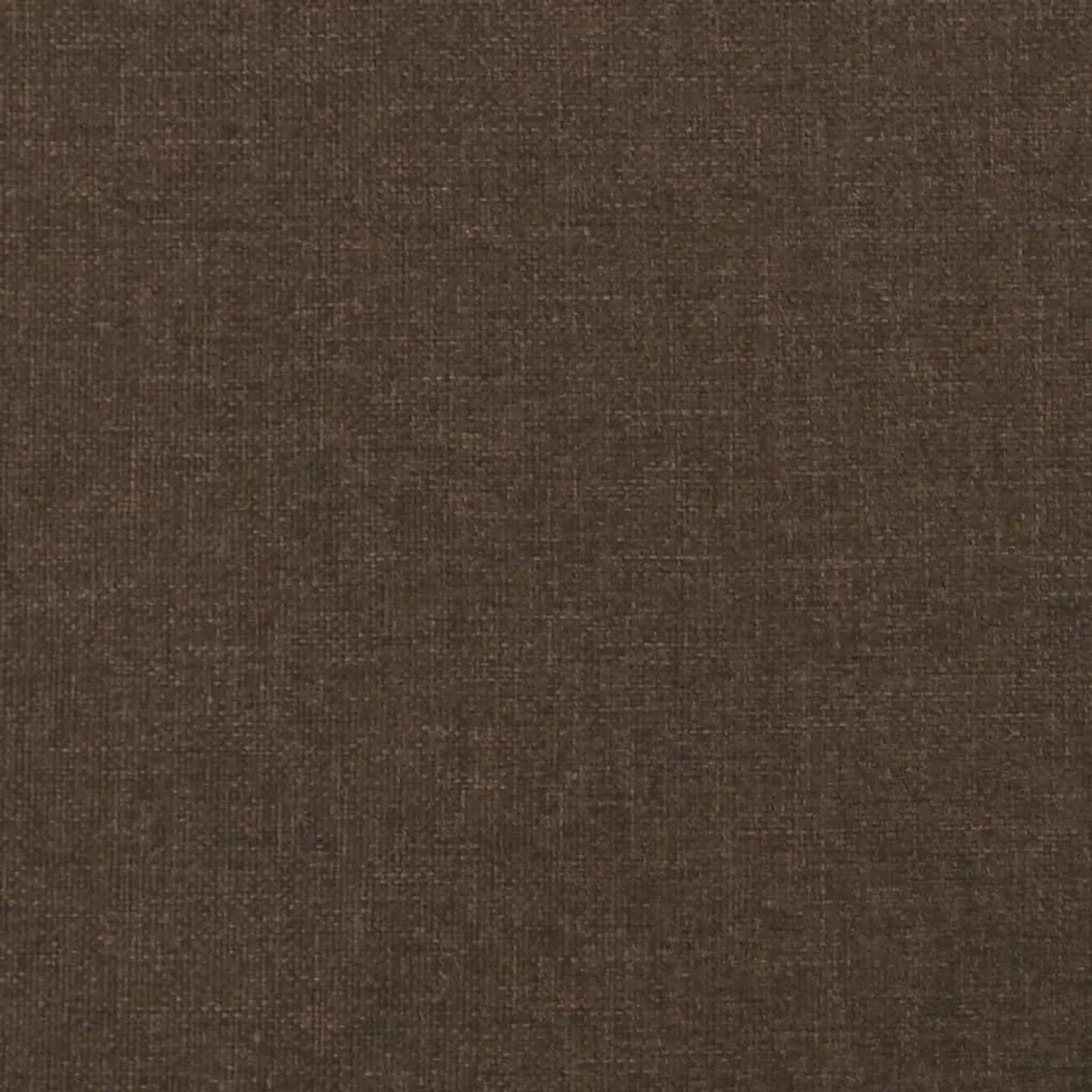Detailaufnahme des dunkelbraunen Stoffbezugs vom vidaXL Boxspringbett (140x200 cm).