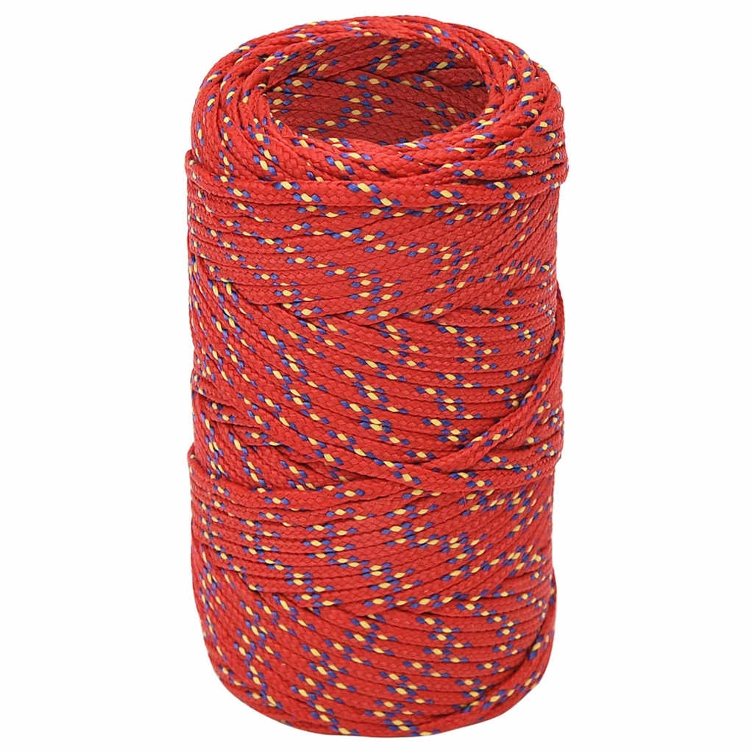vidaXL Bootsseil Rot 2 mm 50 m Polypropylen 152371