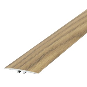 Dalsys Übergangsprofil, flach, 90cm, Eiche Dekor, zur Verbindung von Bodenbelägen.
