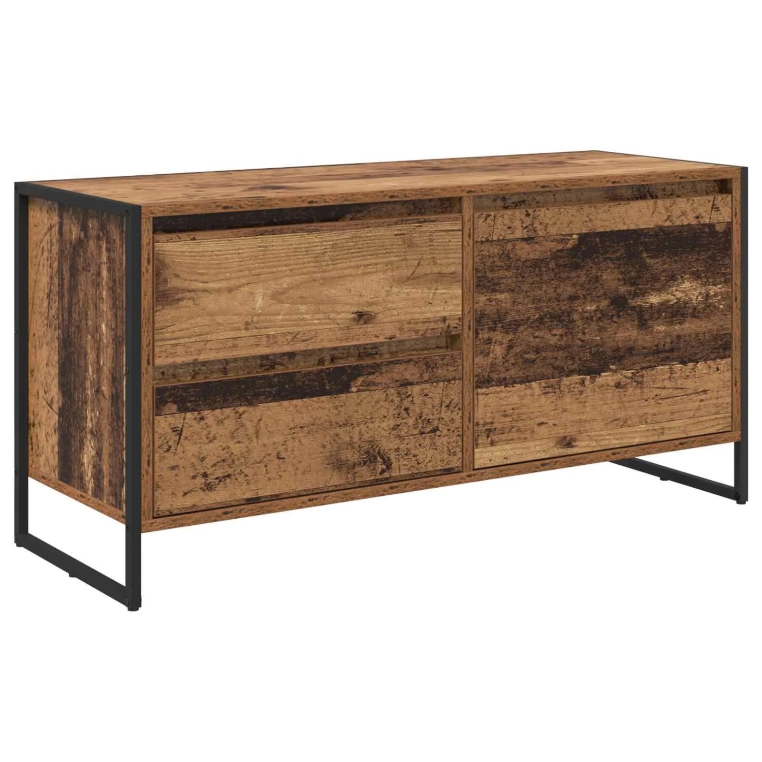 vidaXL TV-Schränk Altholz 100 x 36 x 49,5 cm Holzwerkstoff 886622 günstig online kaufen